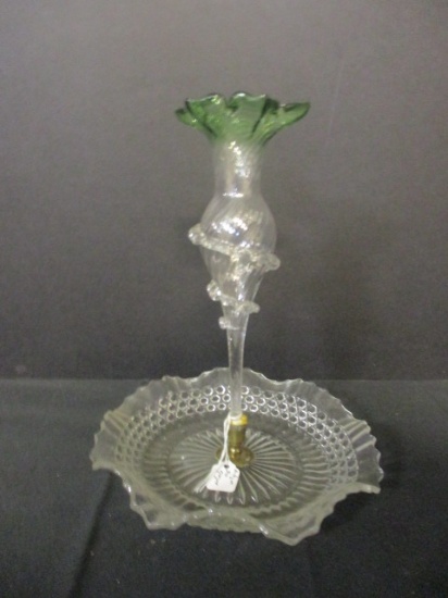 Antique Glass Epergne