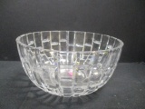 Art Deco Cut Glass Crystal Bowl