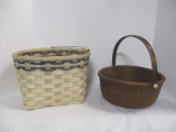 2 Handled Woven Baskets