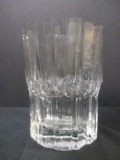 Art Deco Rectangle Glass Vase