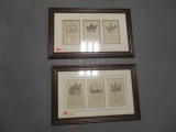 2 Framed and Matted 