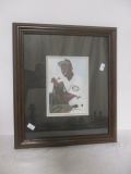 Signed Michael Jordan Baseball Photo with COA - Framed and Matted
