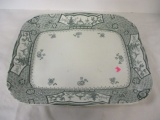 Antique Cypress SF & Co Pottery Serving Platter