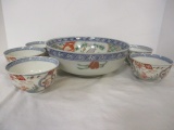6 Pieces Vintage Imari Bowl Set