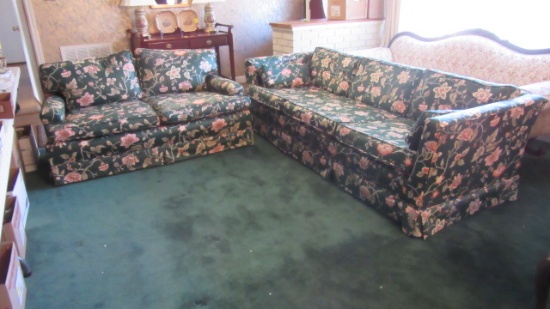 Custom Tailored Sofa and Love Seat