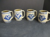 BBP 1991 (Lot of 4) Pottery Mugs
