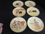 Portugal Vintage Made Plates (7