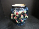 Applied Flowers Planter Pottery