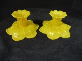 Yellow (PR) Candle Holders
