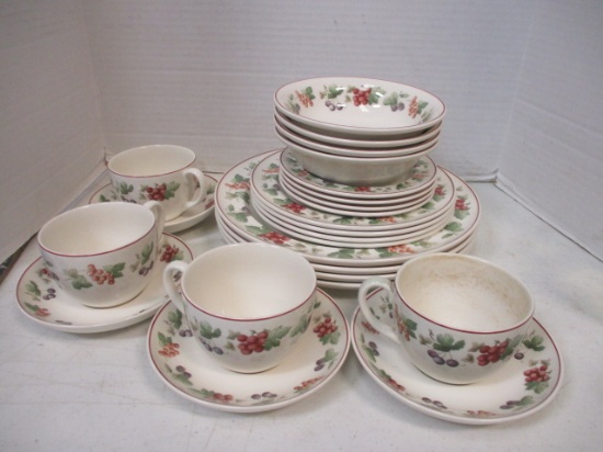24 Pieces Wedgwood "Queen's Ware Provence" China