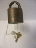 Old Seaboard Coastline Signal Padlock with Two Keys