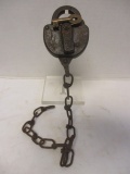 1920 Antique Seaboard Air Line Railroad Pad Lock with Key