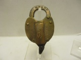 Vintage Manchester & Lawrence Railroad Solid Brass Lock