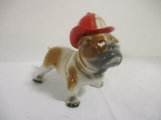 Porcelain #7 Bulldog Fire Dog Figurine