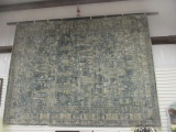 Surya Blue Machine Woven Area Rug