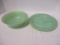 Fire King Jadeite Bowl and Divided Diner Plate