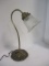 Art Nouveau Style Antique Brass Finish Tulip Lamp