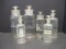 Six Old Apothecary/Laboratory Jars