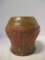 Glazed Turned Pottery Vase