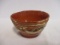 Glazed Red Clay Native American Style Pottery Bowl