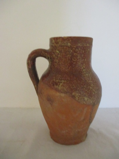 Turned Red Clay Jug