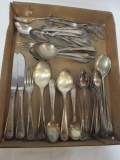 Silverplated Flatware and Candle Wick Trimmer