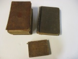 Antique 1855 Holy Bible, 1874 Presbyterian Hymnal and 