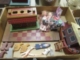 Old Wood Children's Toys and Dolls