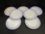Seven KPM German Porcelain Plates