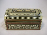 Dome Top Marquetry Trinket Box