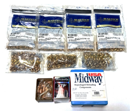 Approximately 1000qty. of .32 CAL Bullets for Reloading