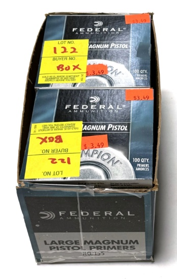 NIB 1000ct. Large Magnum Pistol Primers (Local Pickup - No Shipping)