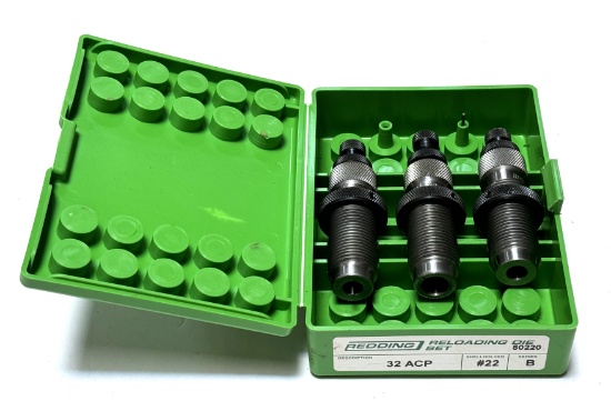 Redding 3-Die Set for .32 ACP 