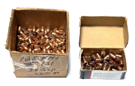 Approximately (200) .38/.357 CAL. Bullets for Reloading (4.6 Lbs.)
