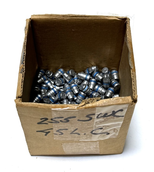 Approximately (180) .45 LC Lead Bullets for Reloading (7.5 Lbs.)