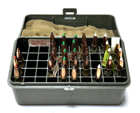 30rds. Of Reloaded .308 Competition Ammunition with Labels
