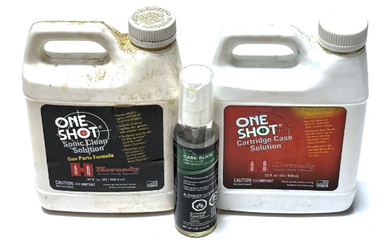 One Shot Sonic Clean and Cartridge Case Solution + RCS Case Spray Lube (Local Pickup - No Shipping)