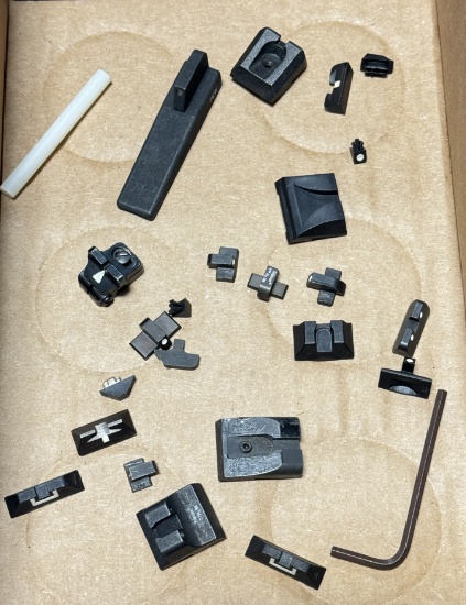 Lot of Various Pistol Sights including Trijicon, Factory and More 