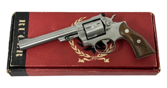 LNIB 1978 Ruger Secuity-Six .357 MAG. Stainless Steel Revolver in Box