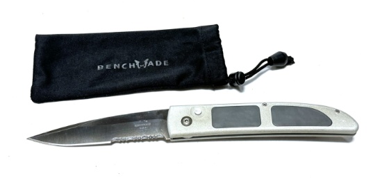 Benchmade USA Bali-Song Mel Pardue Automatic Knife in Bag