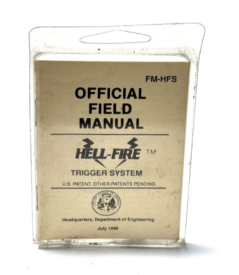 Hell-Fire Trigger System No. FM-HFS 