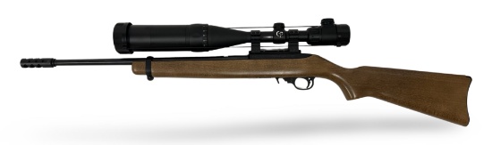 Excellent Ruger 10/22 Semi-Automatic .22 LR Rifle with Scope