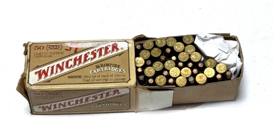 39rds. Of .22 WRF Winchester .45gr. Lead Ammunition