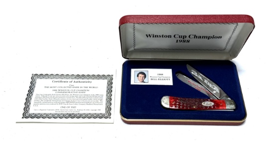NIB Case XX 1988 Winston Cup Champion Commemorative Knife in Case