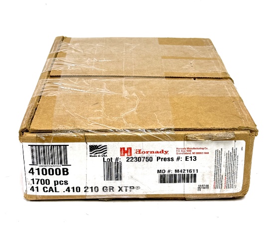 NIB 1700ct. Hornady .41 CAL. /.410 .210gr. XTP Bullets for Reloading