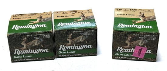NIB (40) Shot Shells of .410GA. Remington Game Load Ammunition