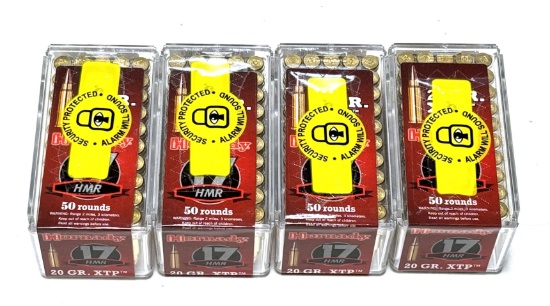 NIB 200rds. Of .17 HMR 20gr. XTP Hornady Ammunition 