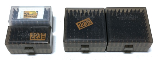 New Factory 300rds. Of .223 REM. / 5.56mm NATO 55gr. FMJ Ammunition in Cases