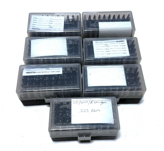 350rds. Of .223 REM. / 5.56mm NATO Brass FMJ Ammunition in Cases