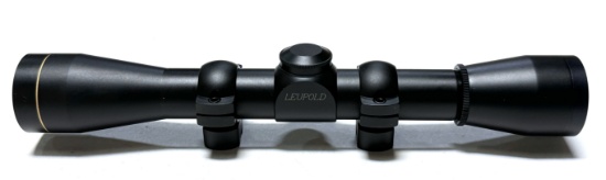 Leupold M8-4x Gold Ring Scope with Ring Mounts